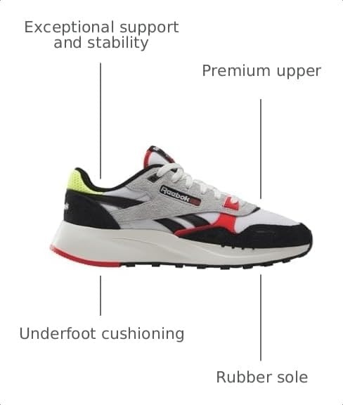 image:imageReebok Lifestyle Classic Leather 2400WhiteBlackEnergy Red