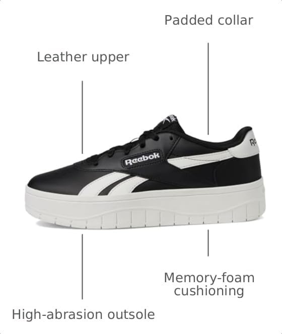 image:imageReebok Lifestyle Court Advance SurgeBlackWhiteBlack