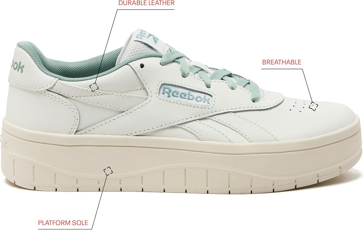 image:imageReebok Lifestyle Court Advance SurgeChalkVintage ChalkHybrid Green