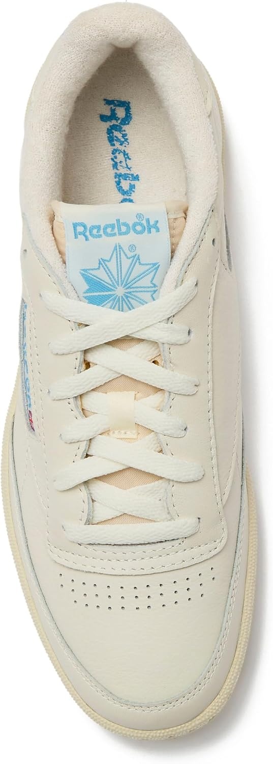 image:imageReebok Mens Club C 85 Vintage Tennis Sneakers for MenChalkAlabasterEssential Blue