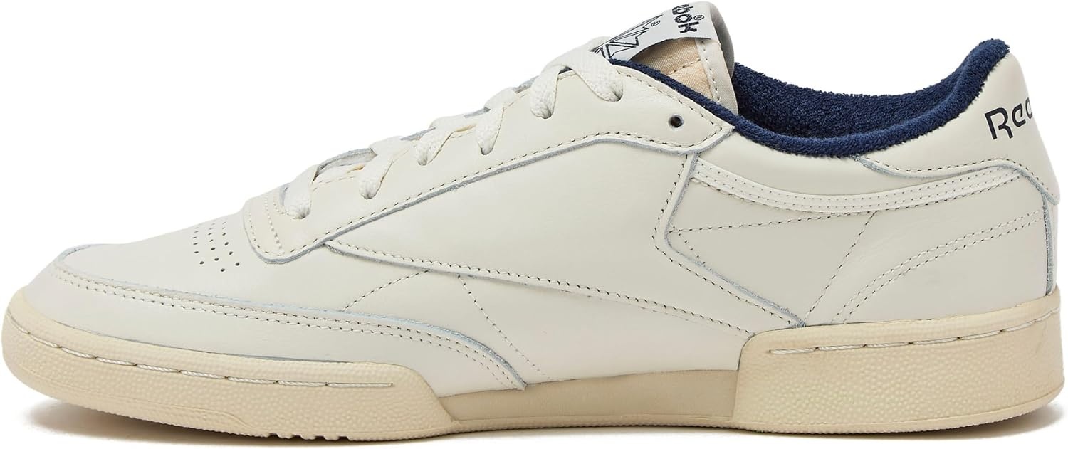 image:imageReebok Mens Club C 85 Vintage Tennis Sneakers for MenChalkAlabasterVector Navy