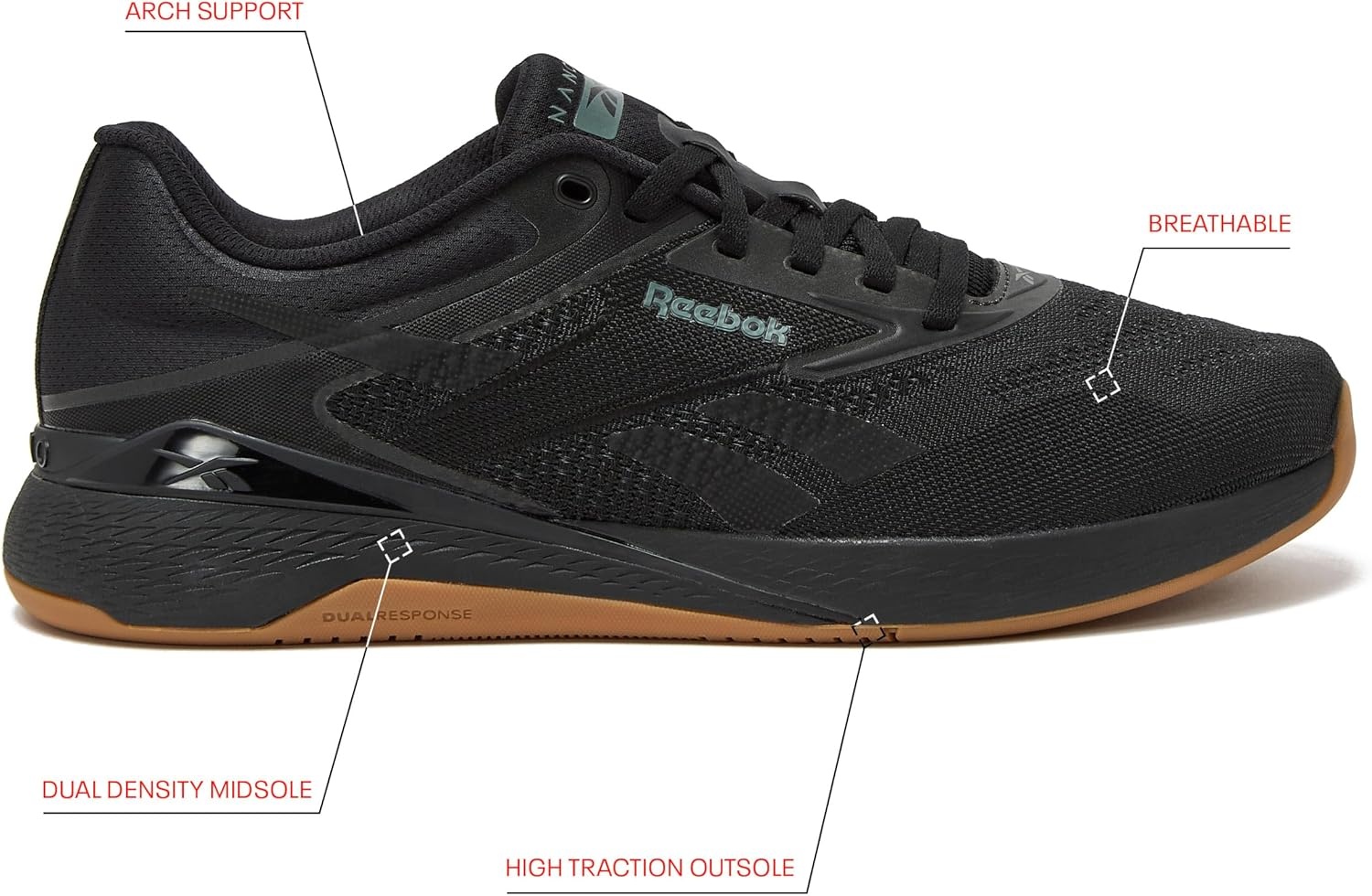 image:imageReebok Nano X5BlackGrey 5Reebok Lee 3