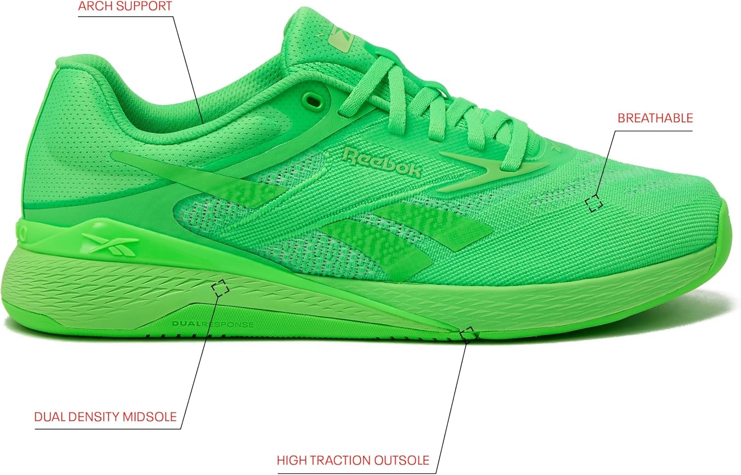 image:imageReebok Nano X5Solar Lime