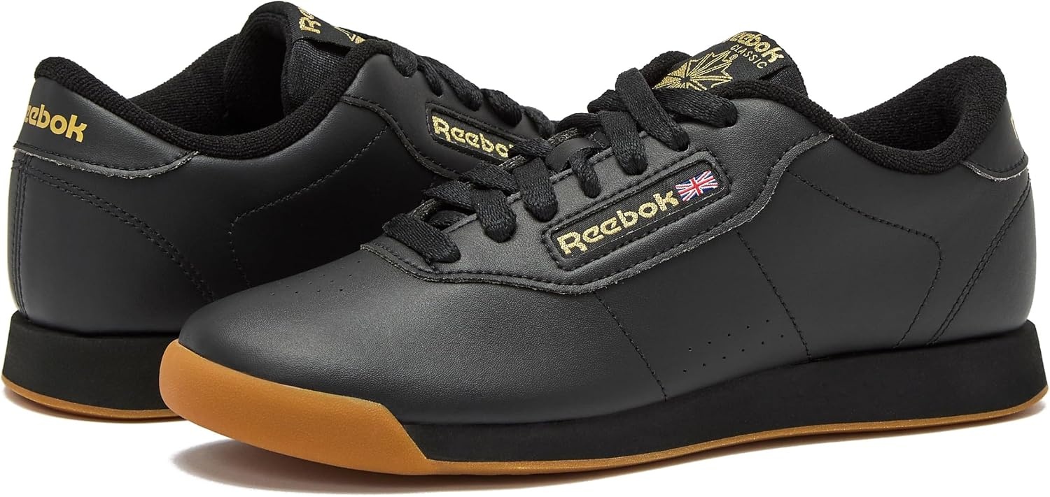 image:imageReebok Princess Sneakers for Women Comfortable Walking or Tennis Womens ShoesBlackGum