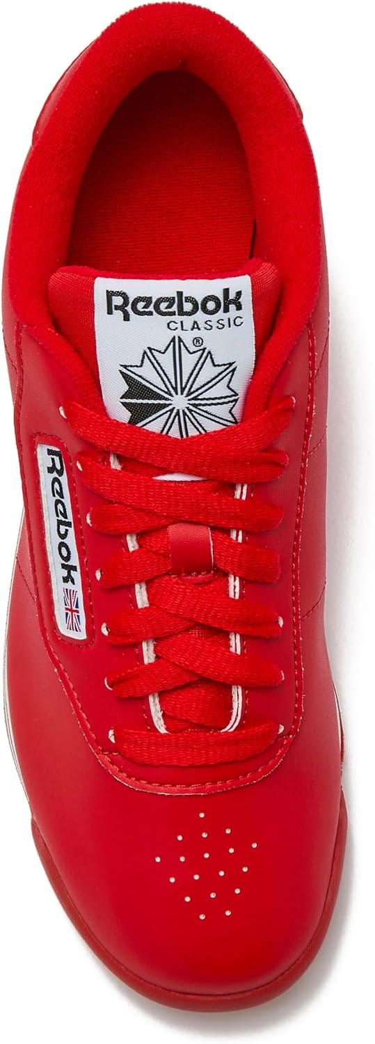 image:imageReebok Princess Sneakers for Women Comfortable Walking or Tennis Womens ShoesTechy RedWhiteBlack