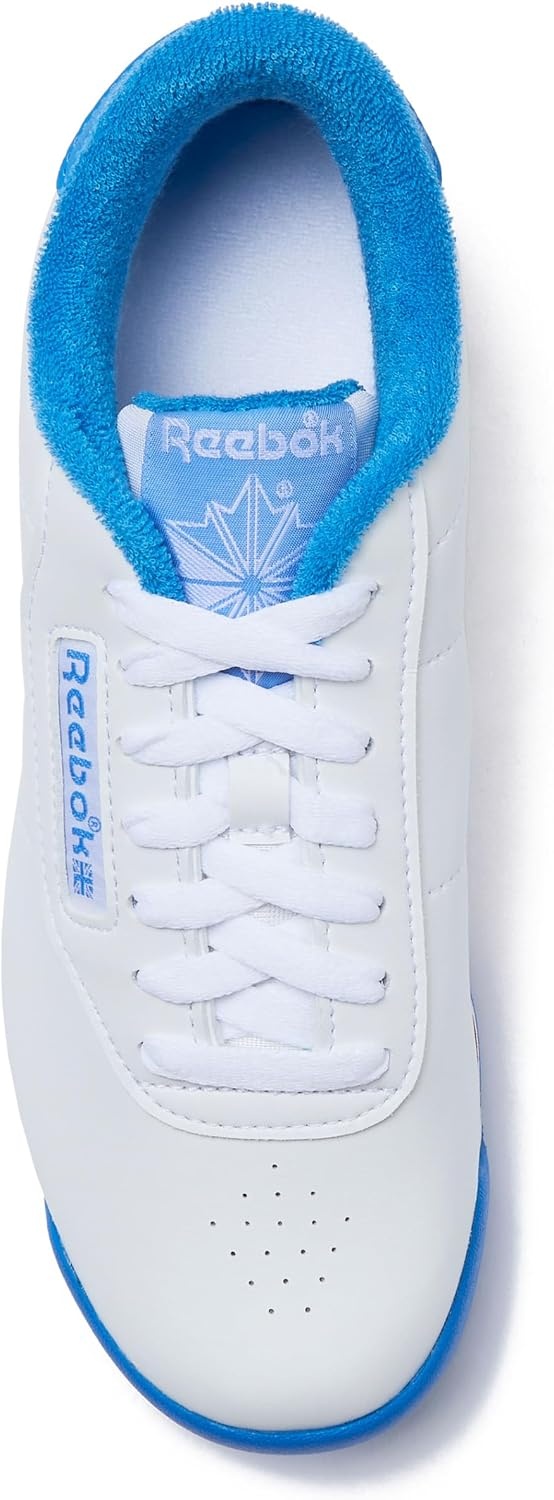 image:imageReebok Princess Sneakers for Women Comfortable Walking or Tennis Womens ShoesWhiteBlueVector Red