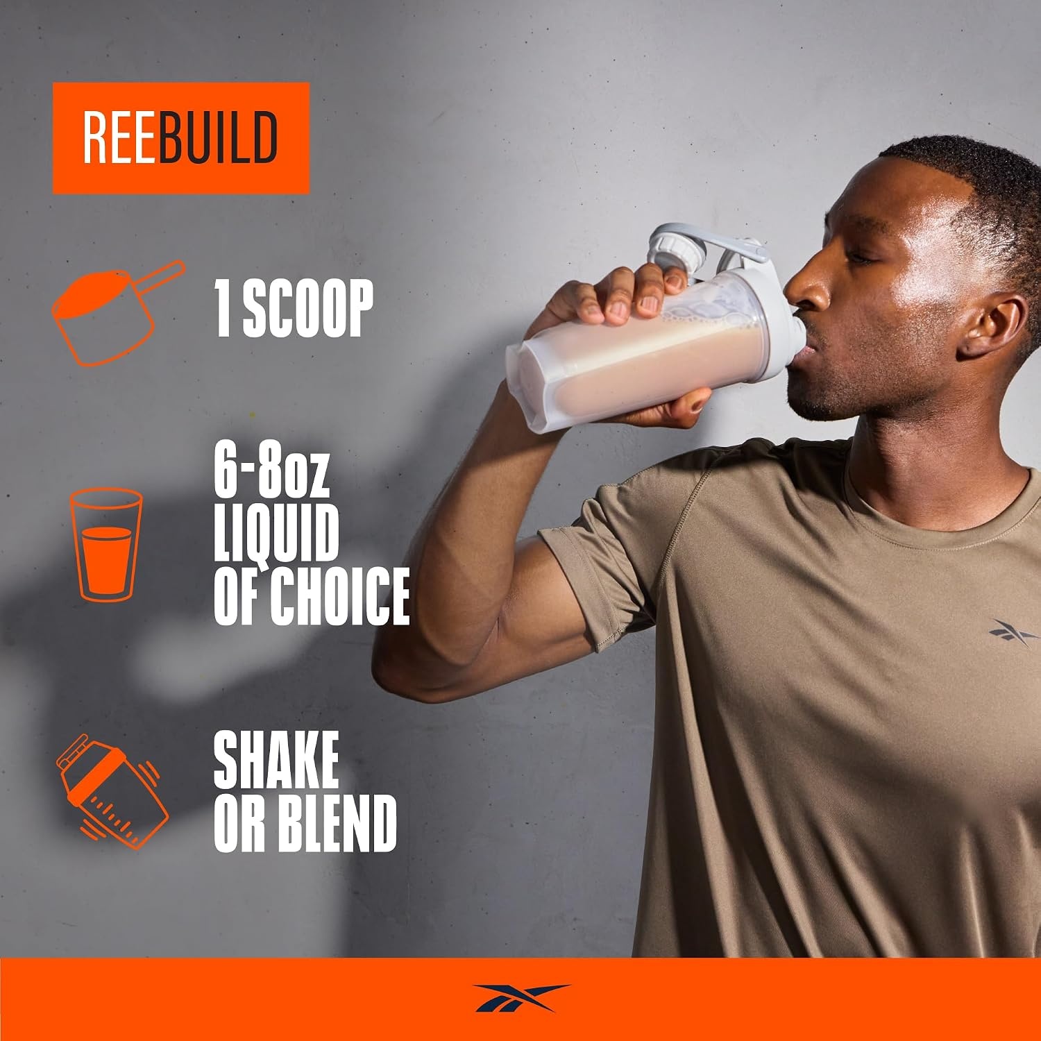 image:imageReebok REEbuild Whey Protein Powder Collagen Chocolate Fudge 14 lb 25g Protein with 9 Essential Amino Acids Muscle Recovery Joint amp Gut Support InformedSport Certified REEbuildVanilla Ice Cream