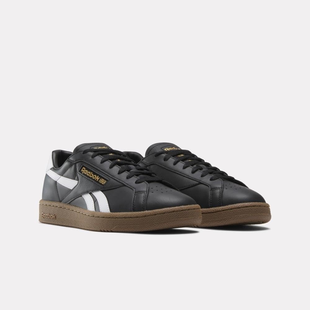 image:imageReebok Unisex Adult Club C Grounds SneakersBlackWhiteGum