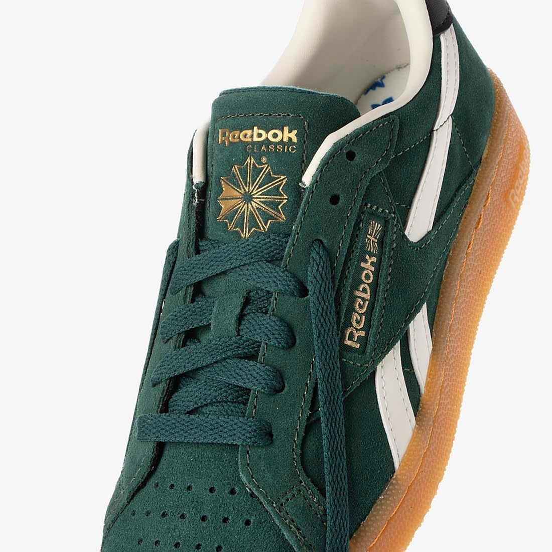 image:imageReebok Unisex Adult Club C Grounds SneakersCollegiate Green Black Gum