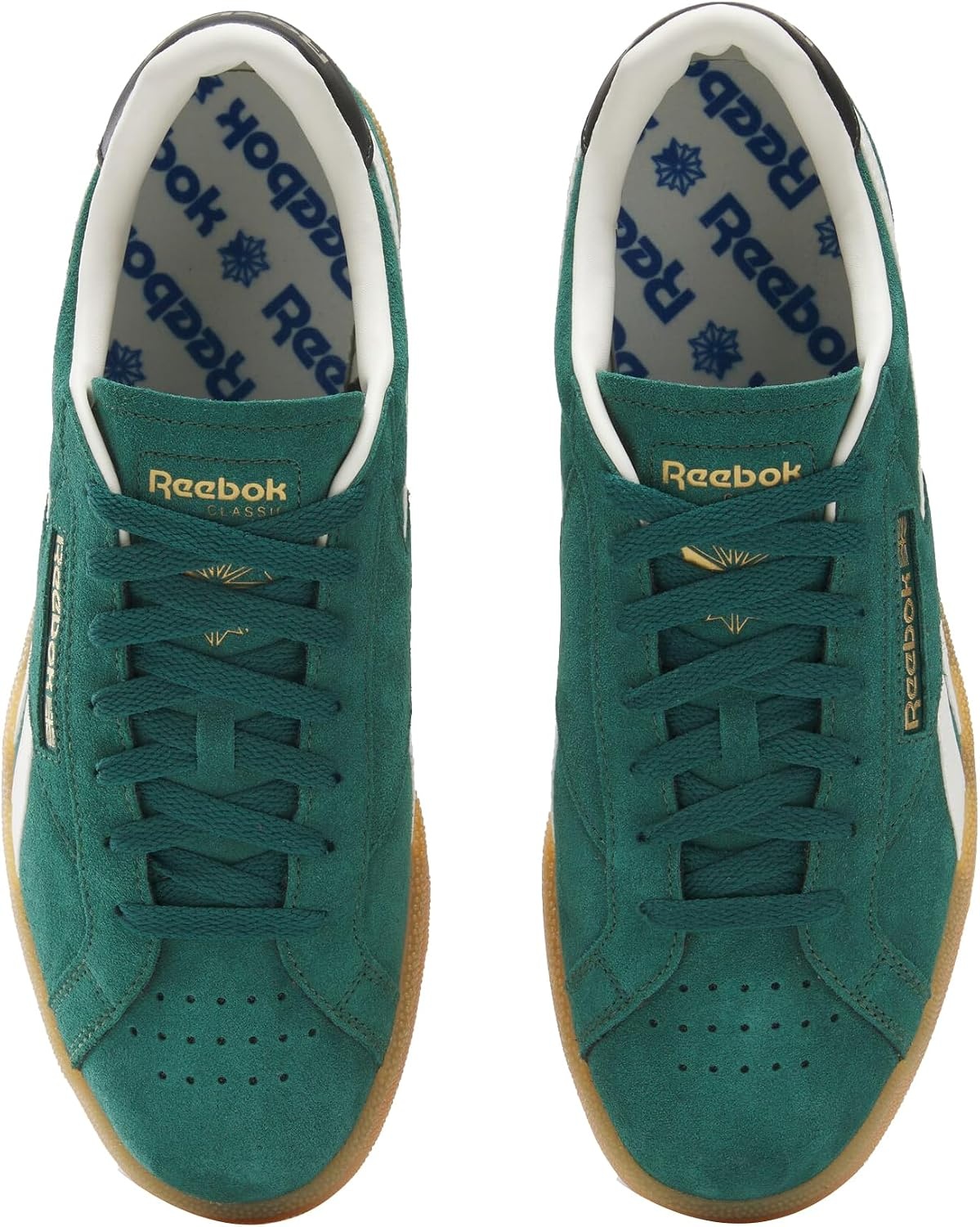 image:imageReebok Unisex Adult Club C Grounds SneakersCollegiate Green Black Gum
