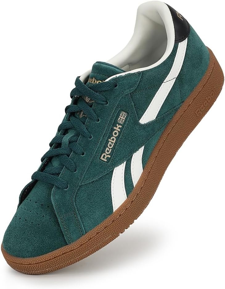image:imageReebok Unisex Adult Club C Grounds SneakersCollegiate Green Black Gum