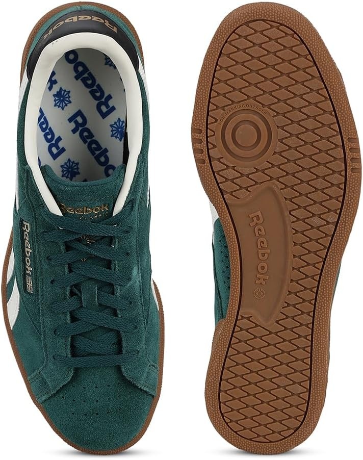 image:imageReebok Unisex Adult Club C Grounds SneakersCollegiate Green Black Gum