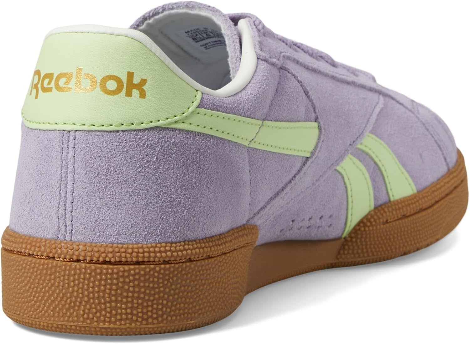 image:imageReebok Unisex Adult Club C Grounds SneakersDusk PurpleAstro LimeGum