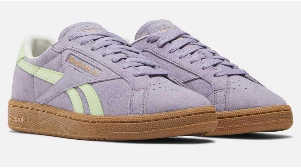 image:imageReebok Unisex Adult Club C Grounds SneakersDuskpurple Astrolime Gum