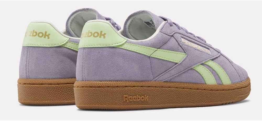 image:imageReebok Unisex Adult Club C Grounds SneakersDuskpurple Astrolime Gum