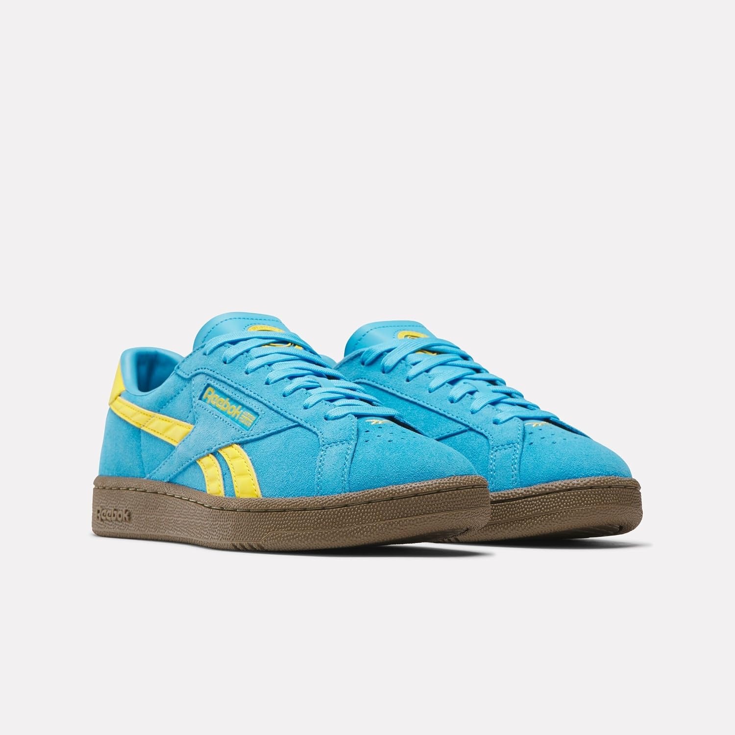 image:imageReebok Unisex Adult Club C Grounds SneakersFuturecyan Goldenhaze Gum