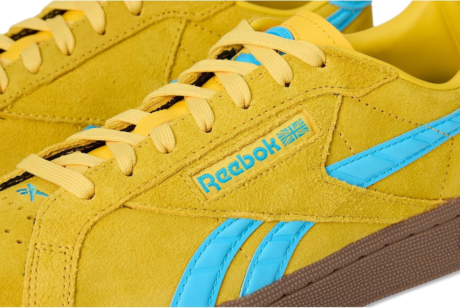 image:imageReebok Unisex Adult Club C Grounds SneakersGolden HazeFuture CyanGum