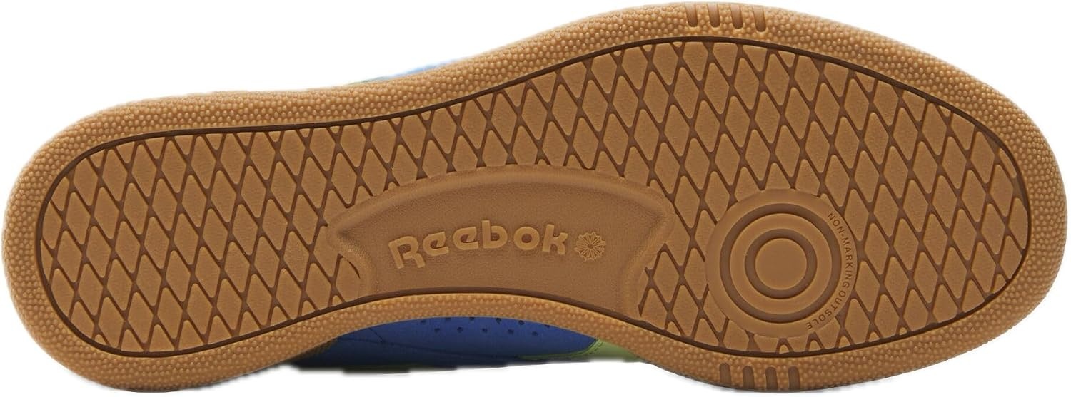 image:imageReebok Unisex Adult Club C Grounds SneakersKinetic BlueAstro LimeVintage Chalk