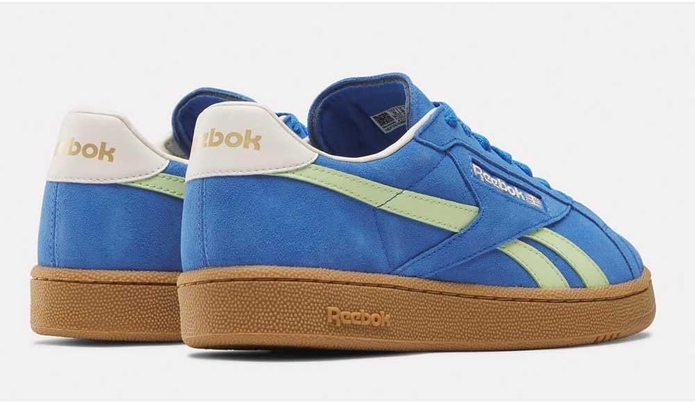 image:imageReebok Unisex Adult Club C Grounds SneakersKineticblue Astrolime Vintage Chalk