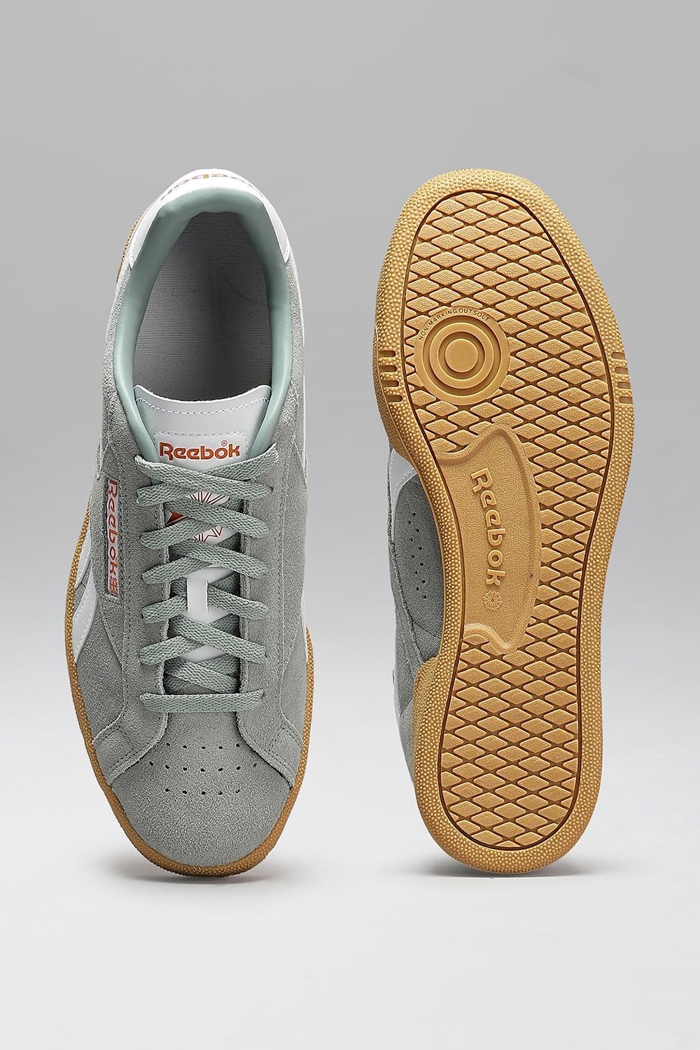 image:imageReebok Unisex Adult Club C Grounds SneakersLightfog Chalk Gum