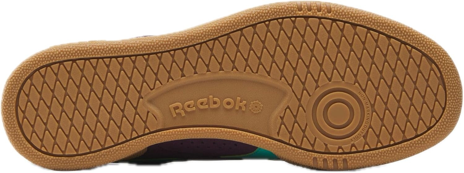 image:imageReebok Unisex Adult Club C Grounds SneakersMidnight PlumUnleashed GreenBlack