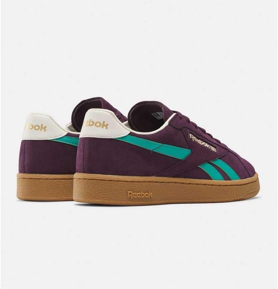 image:imageReebok Unisex Adult Club C Grounds SneakersMidnightplum Unlshdgreen Blac