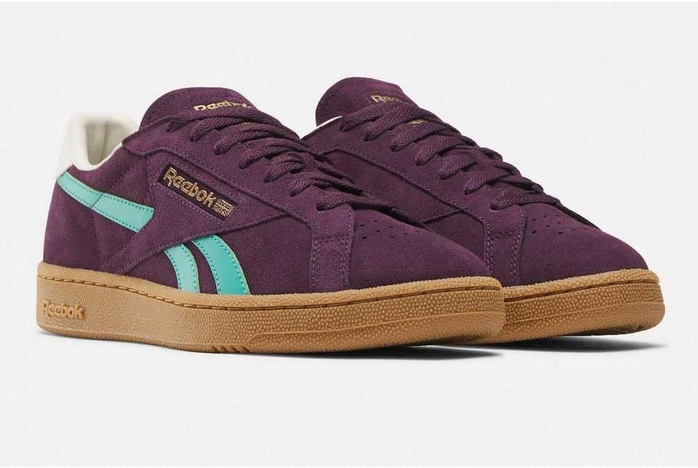 image:imageReebok Unisex Adult Club C Grounds SneakersMidnightplum Unlshdgreen Blac