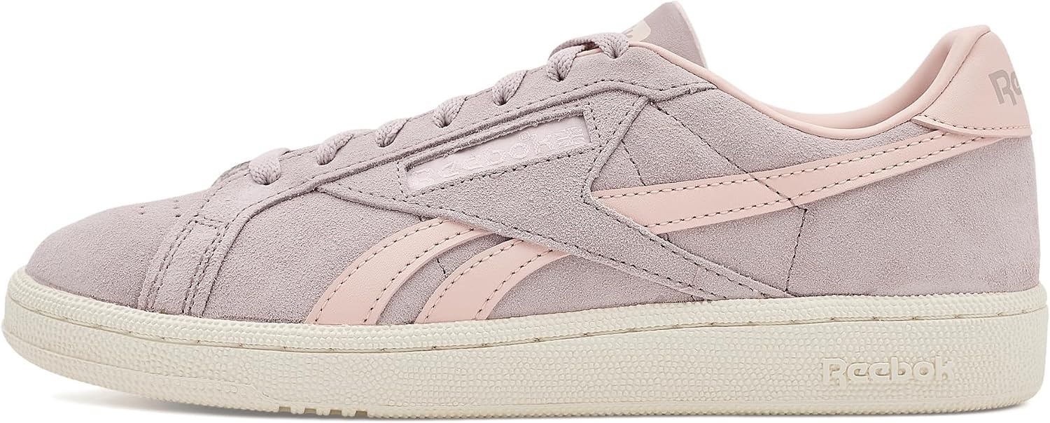 image:imageReebok Unisex Adult Club C Grounds SneakersMuted MauvePure PinkChalk