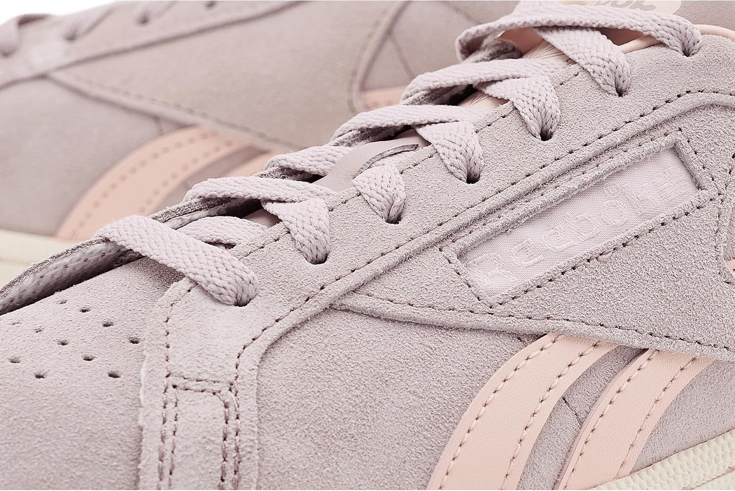 image:imageReebok Unisex Adult Club C Grounds SneakersMuted MauvePure PinkChalk