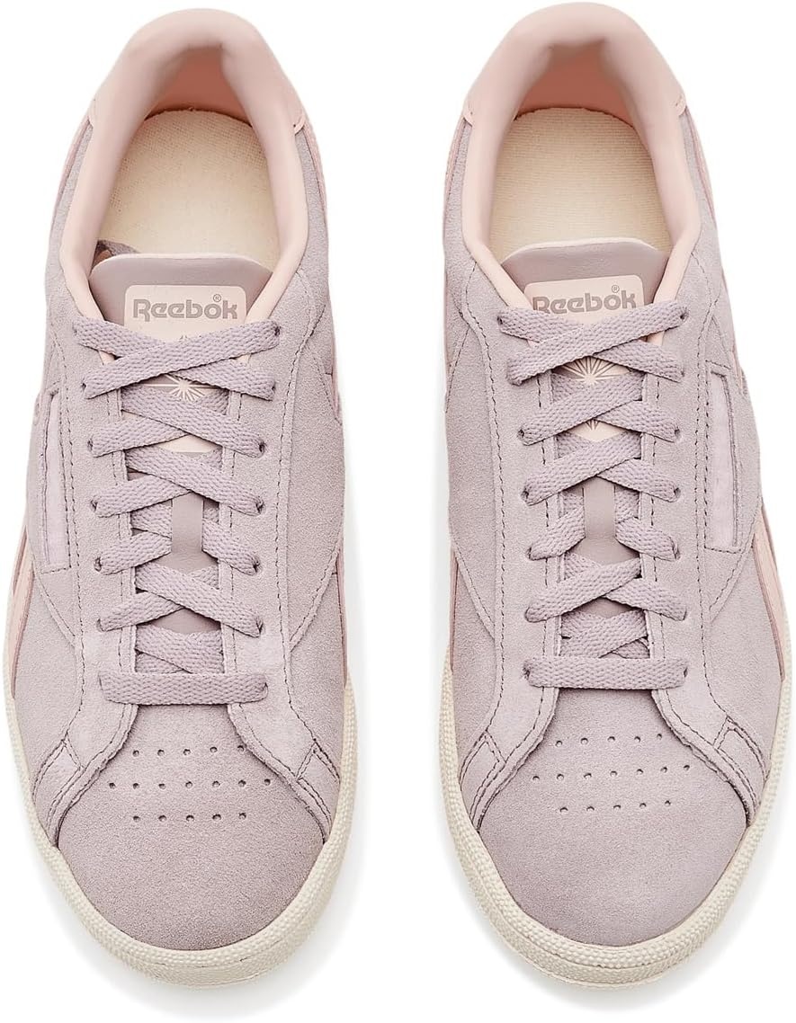 image:imageReebok Unisex Adult Club C Grounds SneakersMuted MauvePure PinkChalk