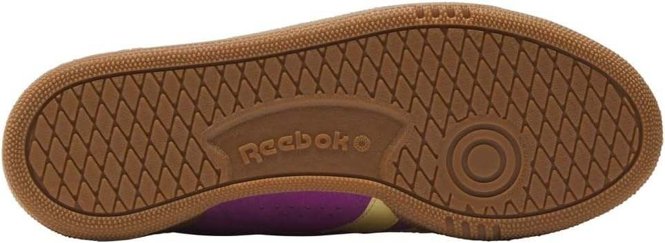 image:imageReebok Unisex Adult Club C Grounds SneakersPurple RaveBleached YellowChalk