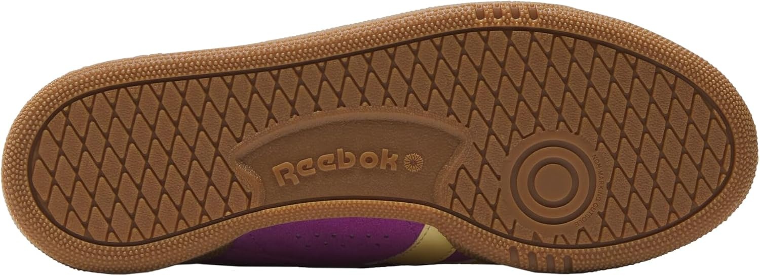 image:imageReebok Unisex Adult Club C Grounds SneakersPurplerave Bleachedyellow Chalk