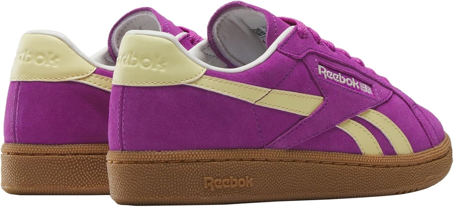 image:imageReebok Unisex Adult Club C Grounds SneakersPurplerave Bleachedyellow Chalk