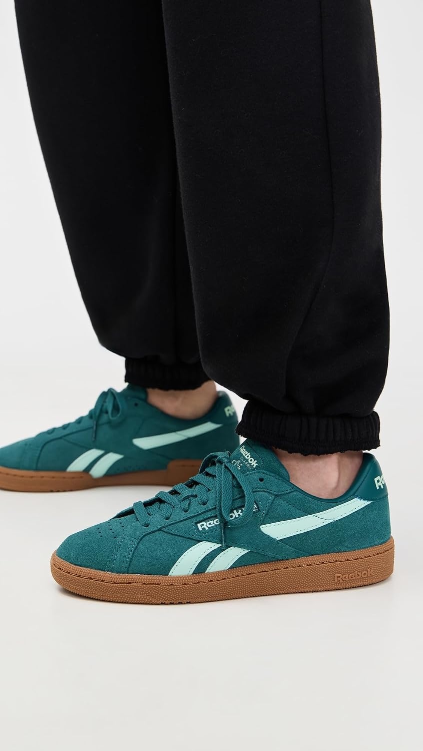 image:imageReebok Unisex Adult Club C Grounds SneakersRetro TealRetro TealGlitch Aqua