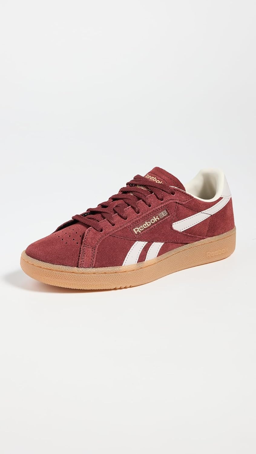 image:imageReebok Unisex Adult Club C Grounds SneakersRich MaroonMoonstoneReebok Brass