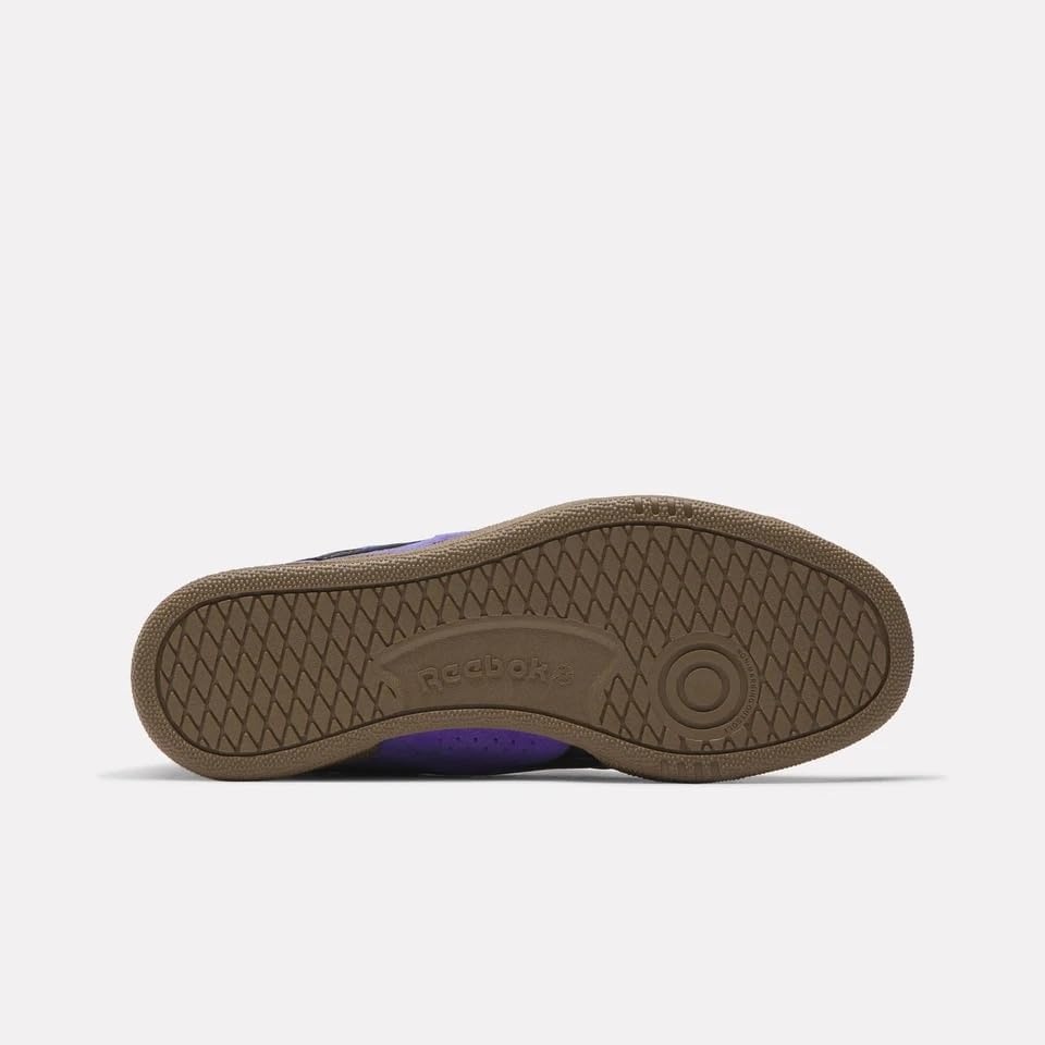 image:imageReebok Unisex Adult Club C Grounds SneakersRoyal PurpleDigitallimeGum