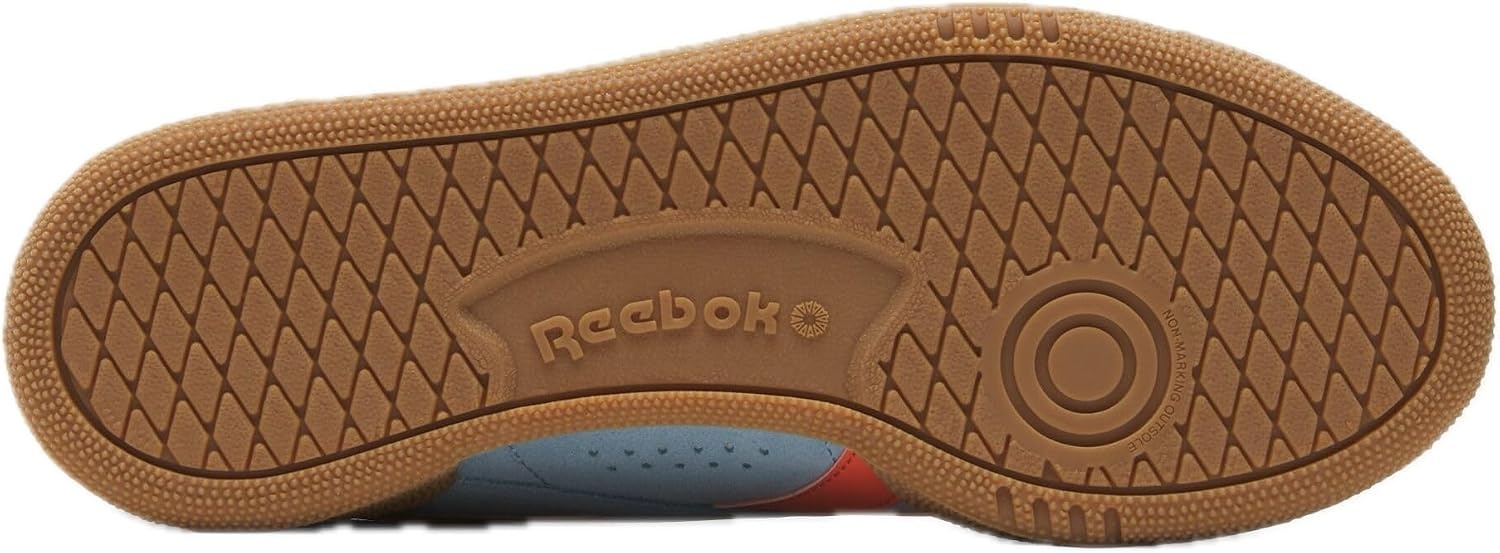 image:imageReebok Unisex Adult Club C Grounds SneakersSoft BlueSupercharged CoralGum
