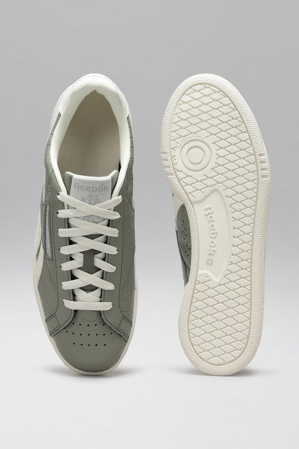 image:imageReebok Unisex Adult Club C Grounds SneakersStillgrey Chalk Escape Grey