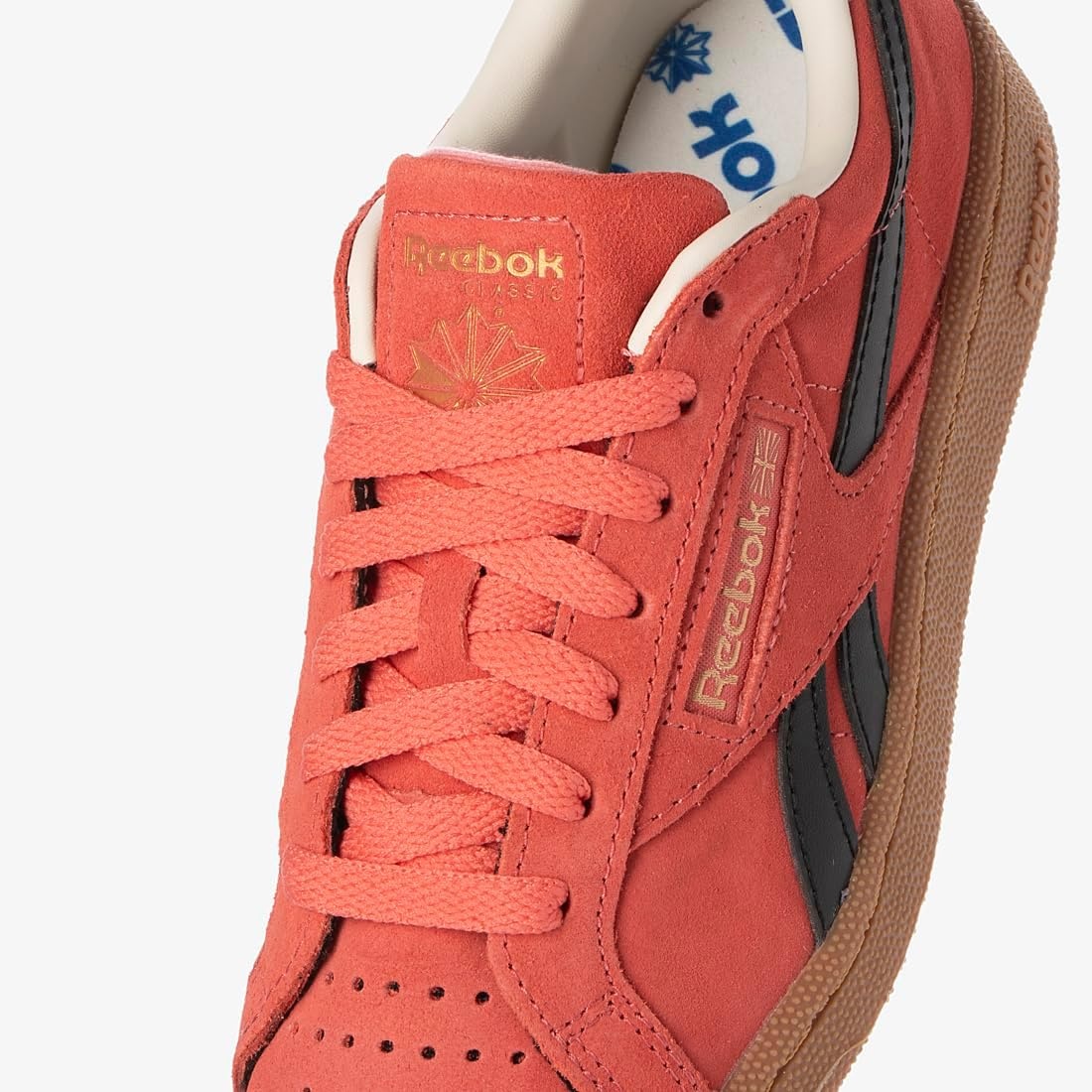 image:imageReebok Unisex Adult Club C Grounds SneakersSunsetcoral Black Gum