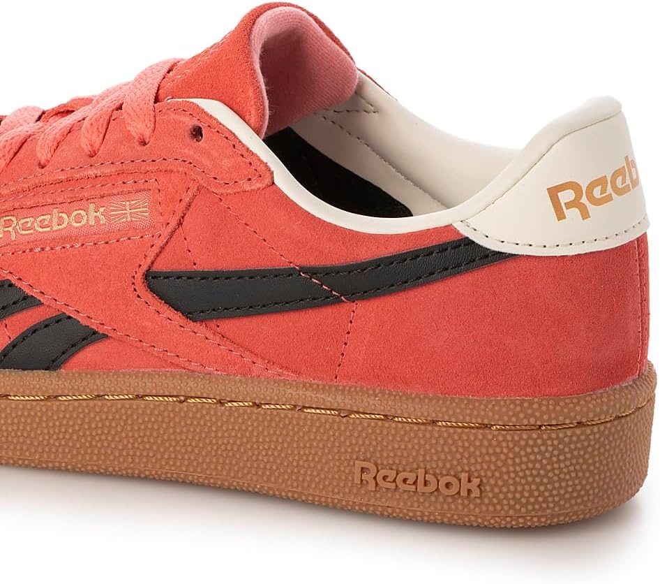 image:imageReebok Unisex Adult Club C Grounds SneakersSunsetcoral Black Gum
