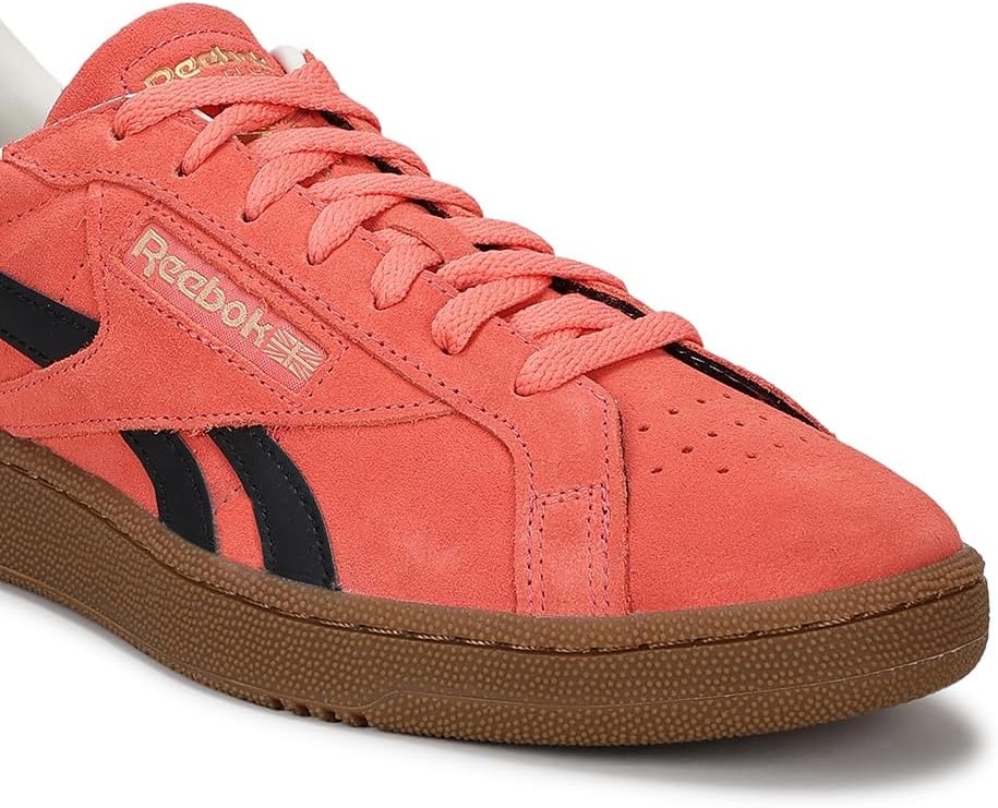 image:imageReebok Unisex Adult Club C Grounds SneakersSunsetcoral Black Gum