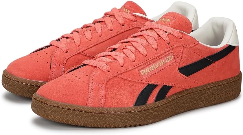 image:imageReebok Unisex Adult Club C Grounds SneakersSunsetcoral Black Gum