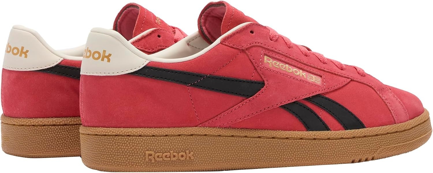 image:imageReebok Unisex Adult Club C Grounds SneakersSunsetcoral Black Gum