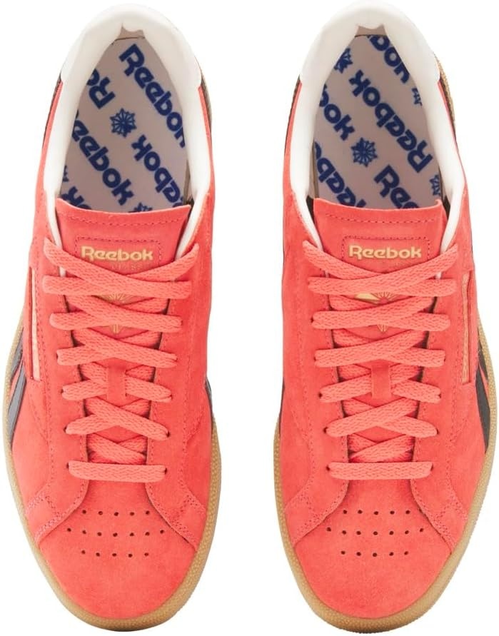 image:imageReebok Unisex Adult Club C Grounds SneakersSunsetcoralBlackGum