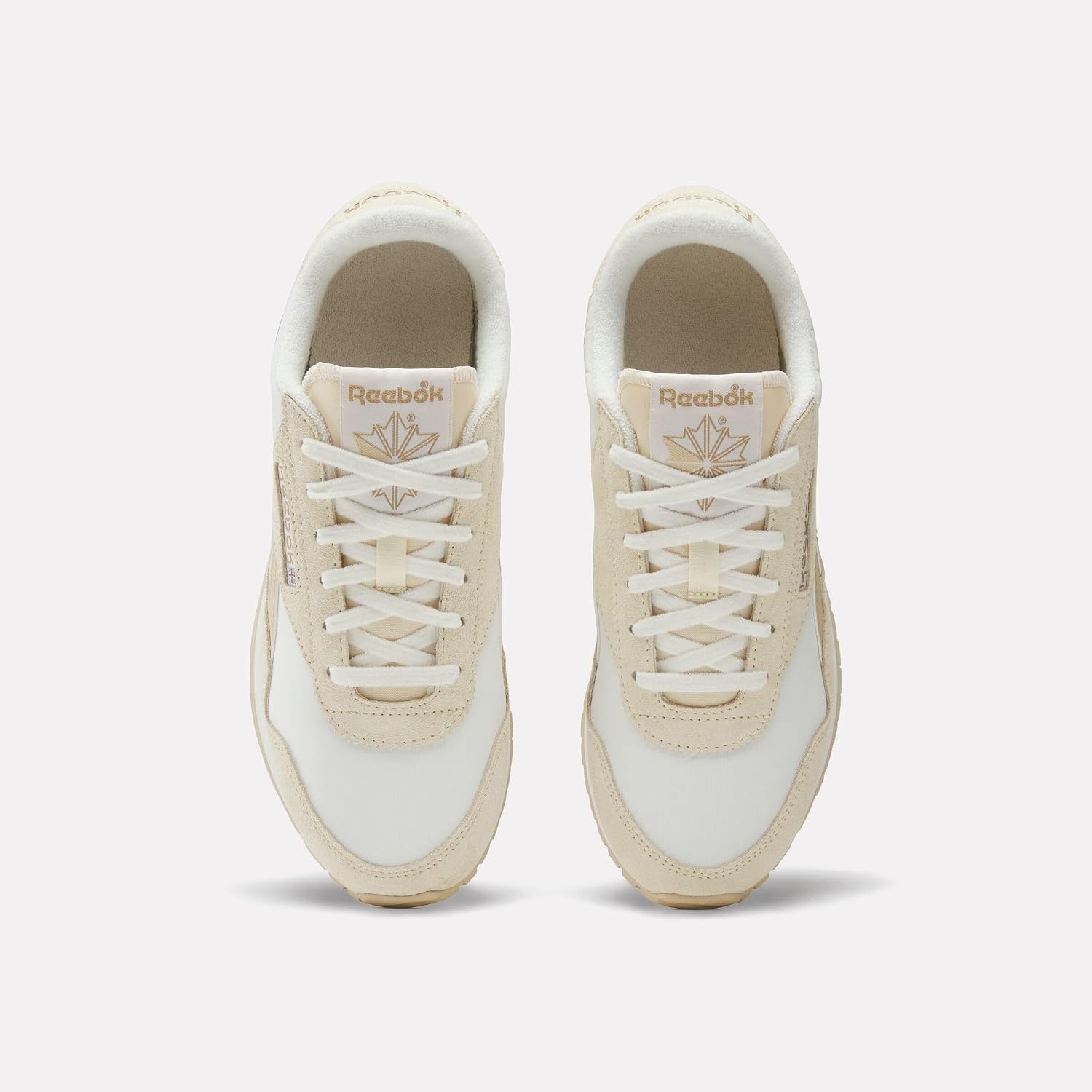 image:imageReebok Womens Classic AZ Legacy Sneakers for Women Casual Athletic Womens ShoesChalk Simple Beige Gingerroot