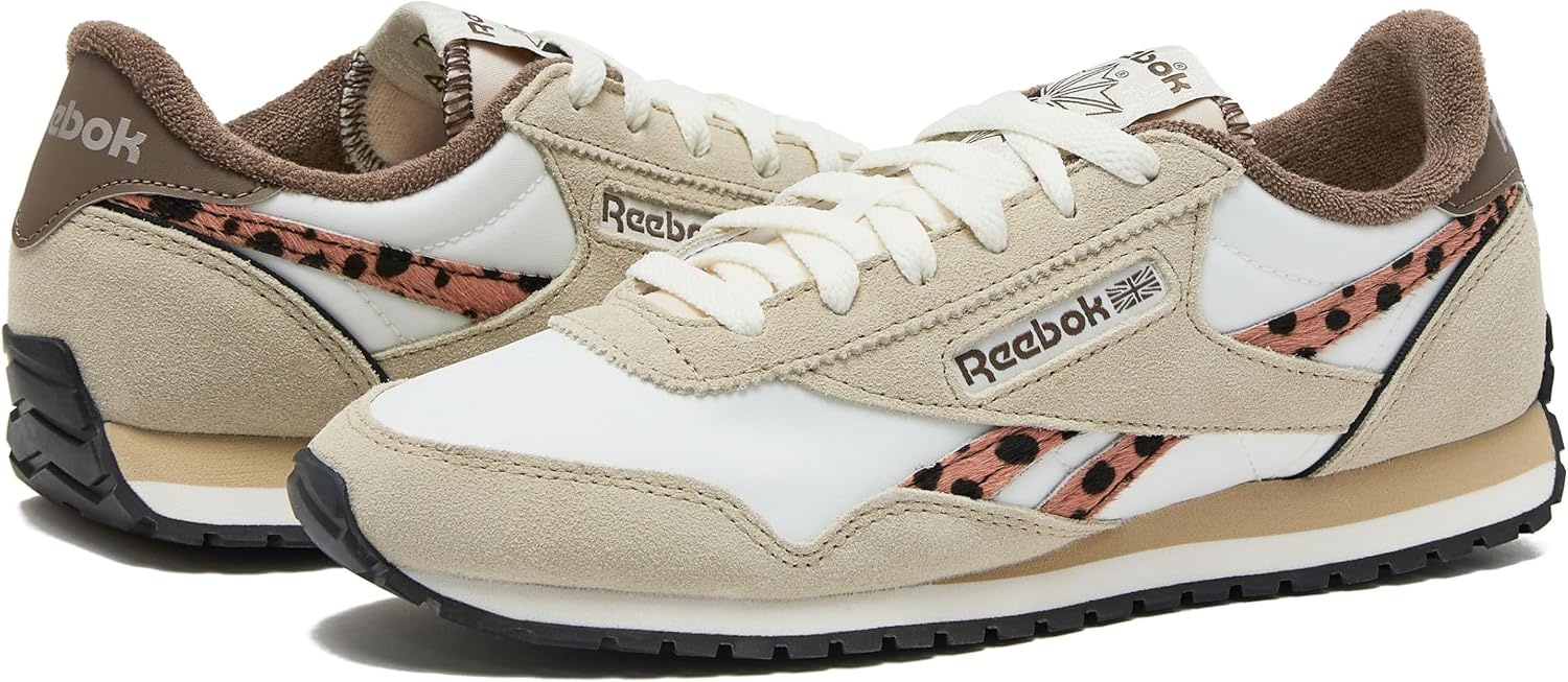 image:imageReebok Womens Classic AZ Legacy Sneakers for Women Casual Athletic Womens ShoesChalkClassic BeigeTrek Grey