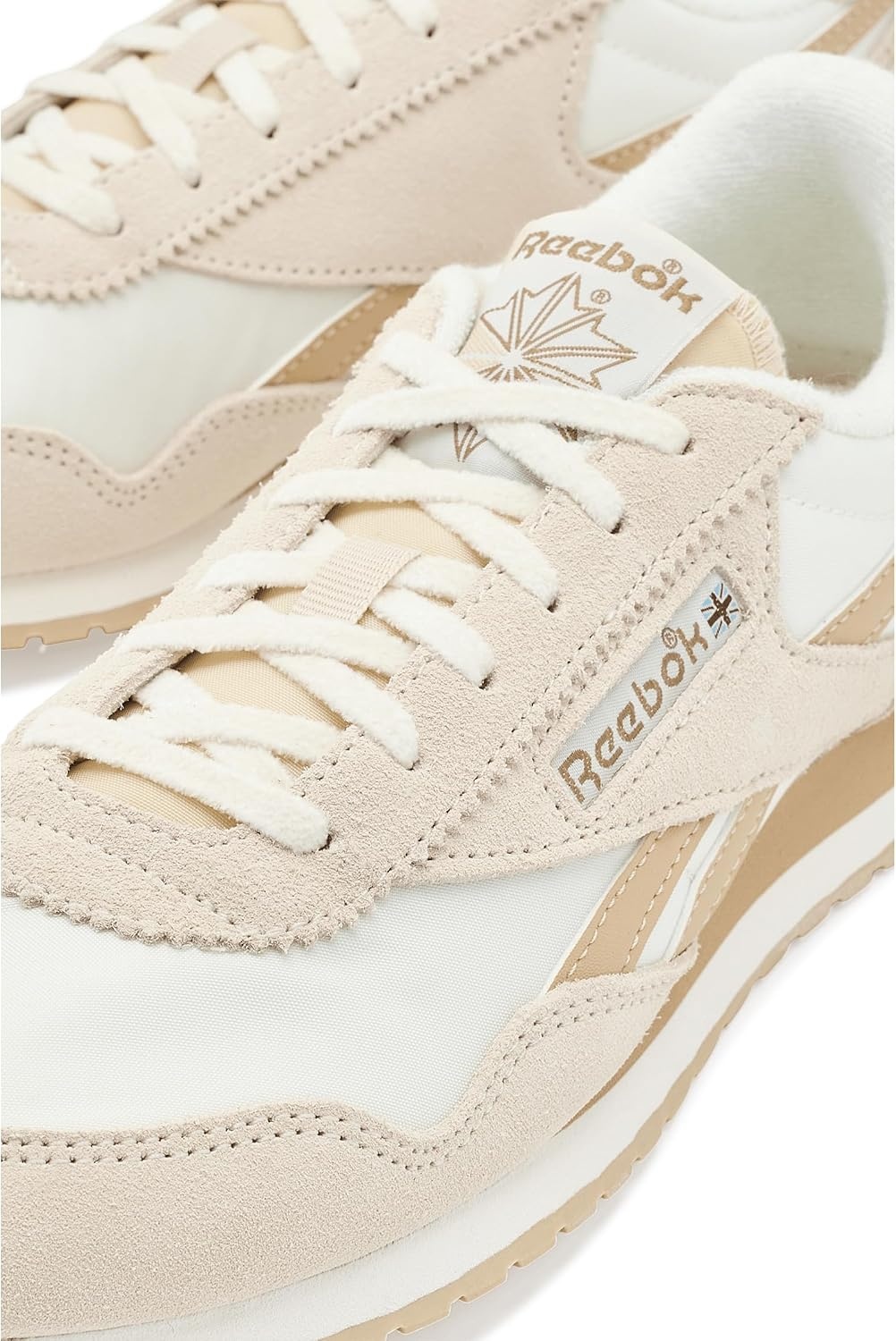 image:imageReebok Womens Classic AZ Legacy Sneakers for Women Casual Athletic Womens ShoesChalkSimple BeigeGinger Root