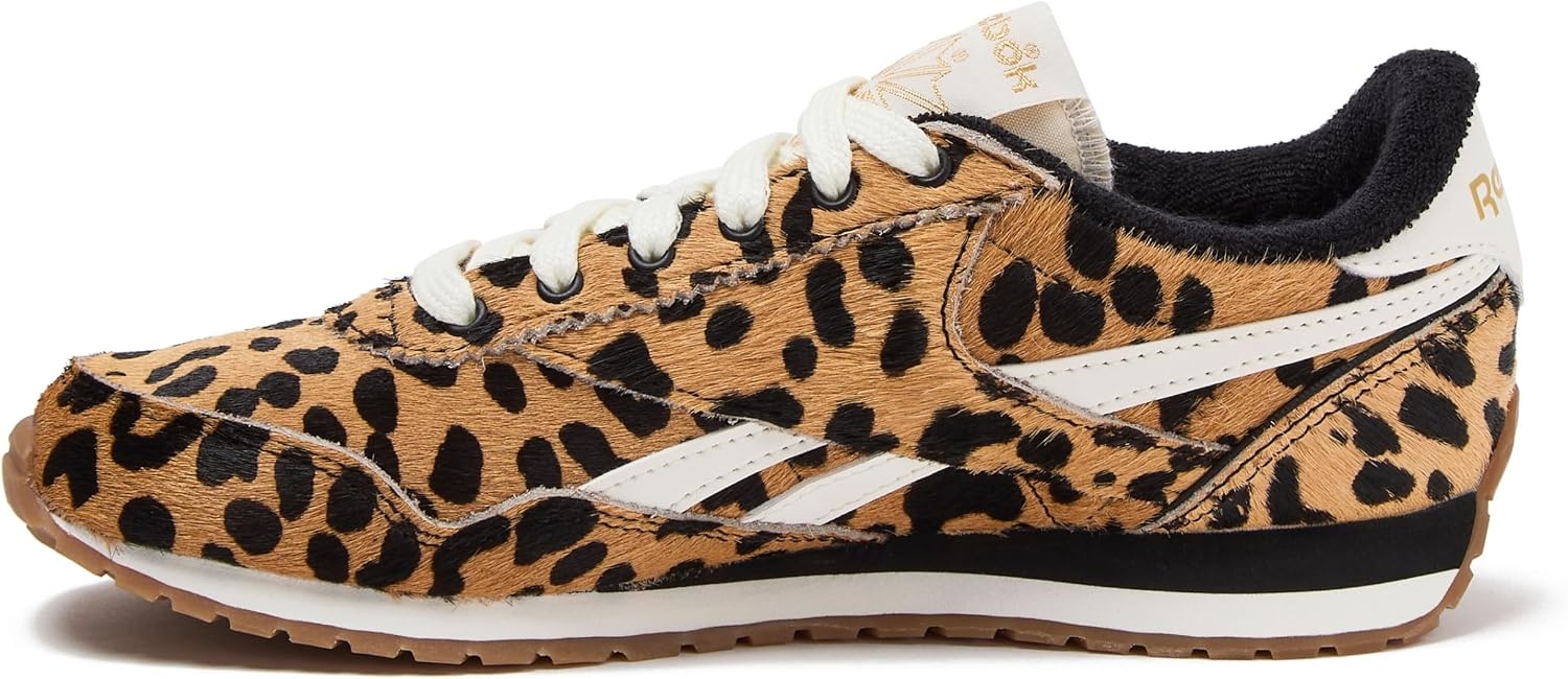 image:imageReebok Womens Classic AZ Legacy Sneakers for Women Casual Athletic Womens ShoesCheetahBlackChalk