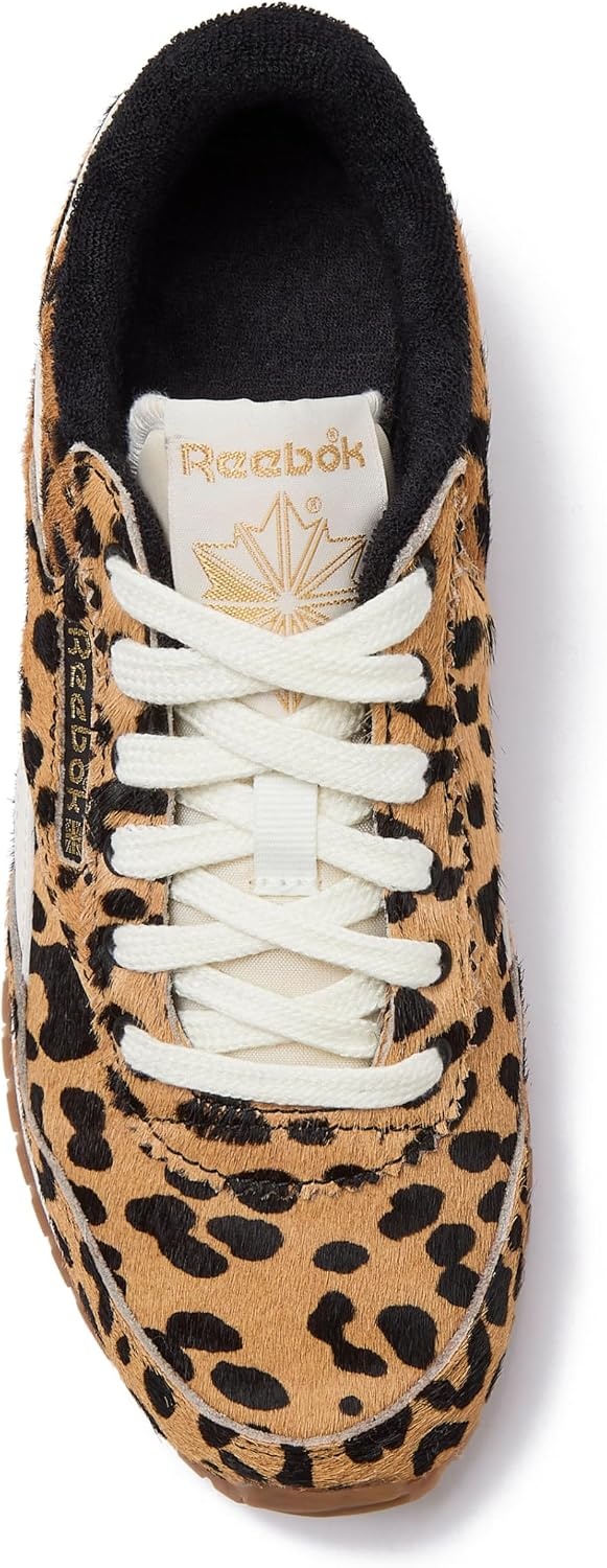 image:imageReebok Womens Classic AZ Legacy Sneakers for Women Casual Athletic Womens ShoesCheetahBlackChalk