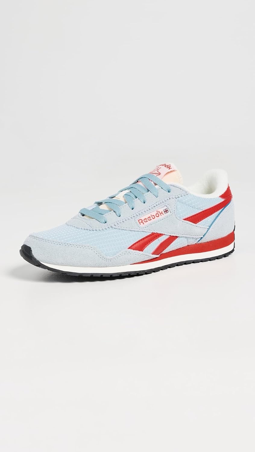 image:imageReebok Womens Classic AZ Legacy Sneakers for Women Casual Athletic Womens ShoesIce BlueSport RedBlack